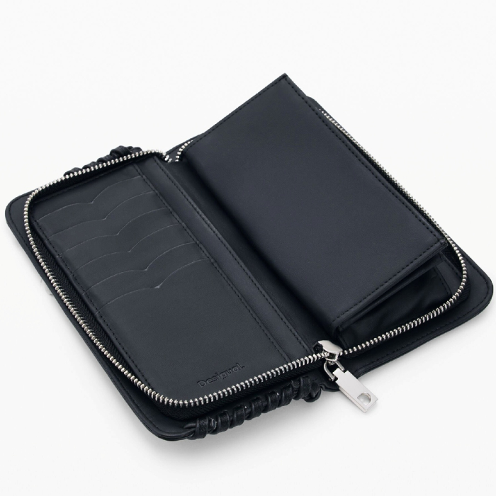 Portofel de dama, Desigual, Black Fiona, Negru [2]