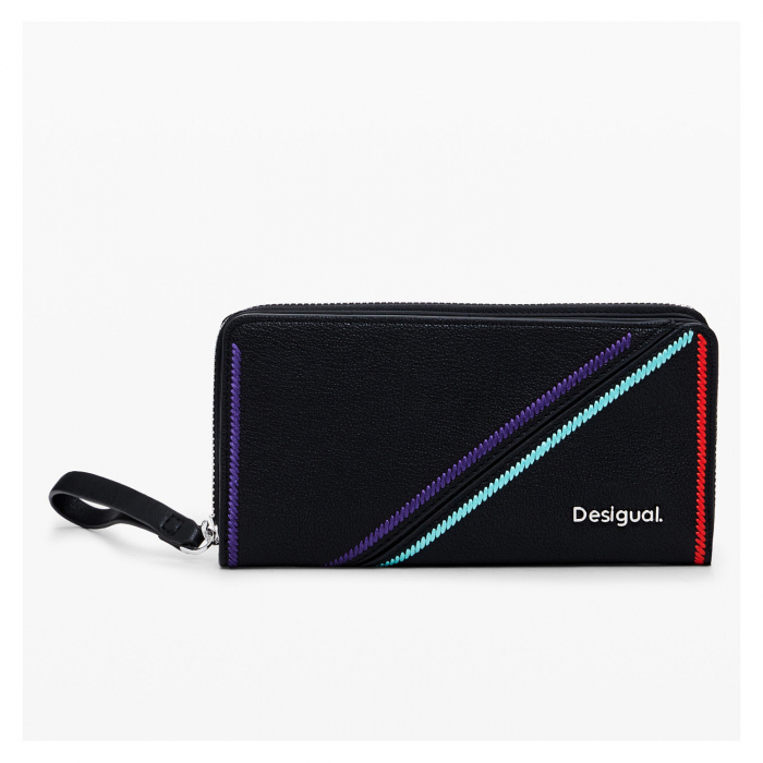 Portofel de dama, Desigual, seria Cleo Maya Maxi, Negru [4]