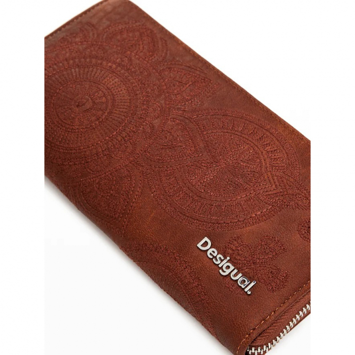 Portofel de dama, Desigual, seria Dejavu Fiona, Maro Camel [2]