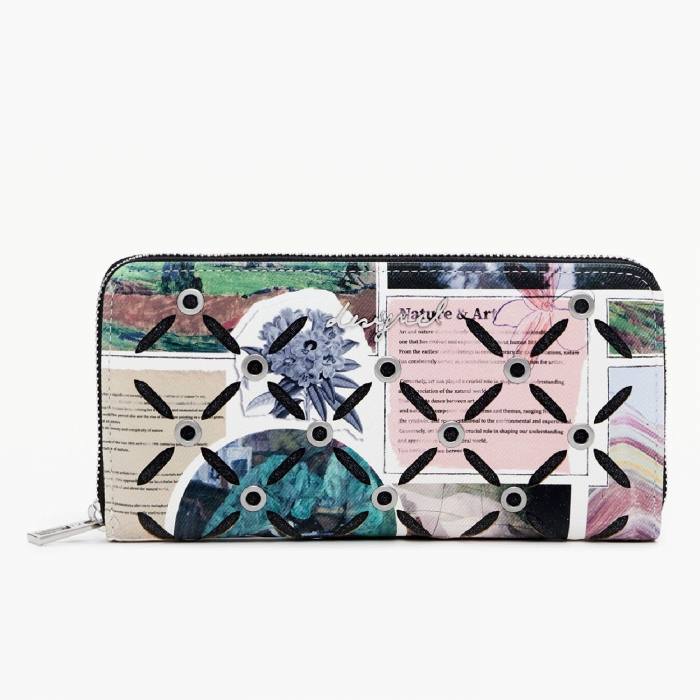 Portofel de dama, Desigual, seria Juliett Fiona, Multicolor [5]