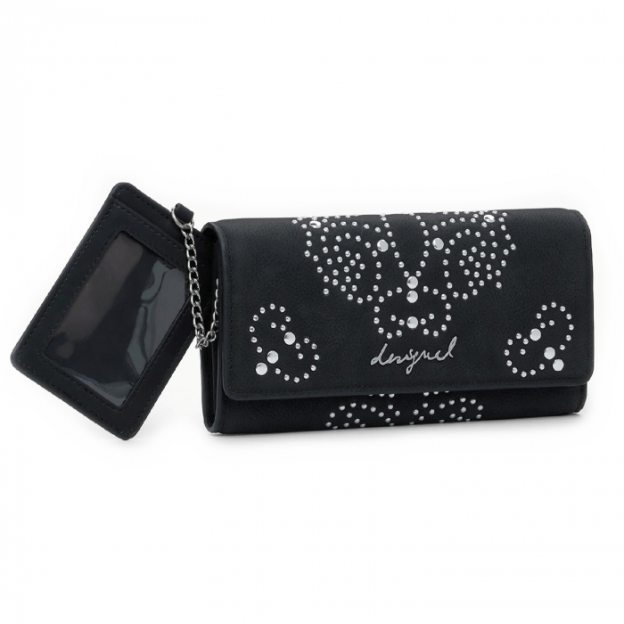 Portofel de dama, Desigual, seria Poker Face Mariona, Negru [1]