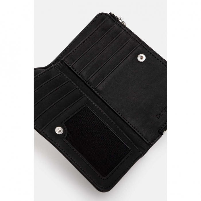 Portofel de dama, Desigual, seria Spry EMMA2.0, Negru [3]