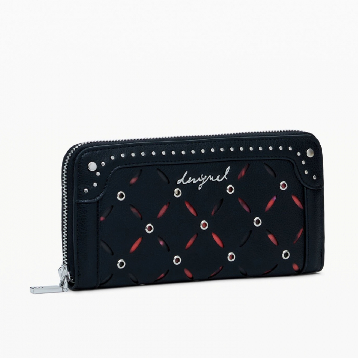 Portofel de dama, Desigual, seria Yankee Fiona, Negru [3]