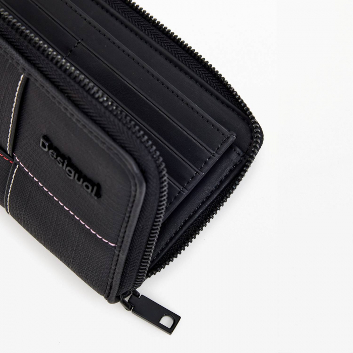 Portofel de dama, Desigual, seria Yoko Fiona, Negru [3]
