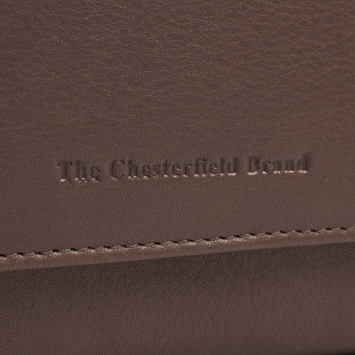 Portofel de dama, din piele naturala cu protectie RFID, The Chesterfield Brand, Orveta -  Taupe inchis [9]