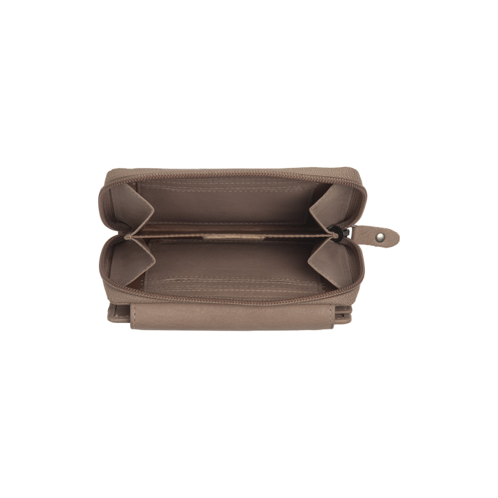 Portofel de dama, din piele naturala cu protectie RFID, The Chesterfield Brand, Orveta - Taupe [3]
