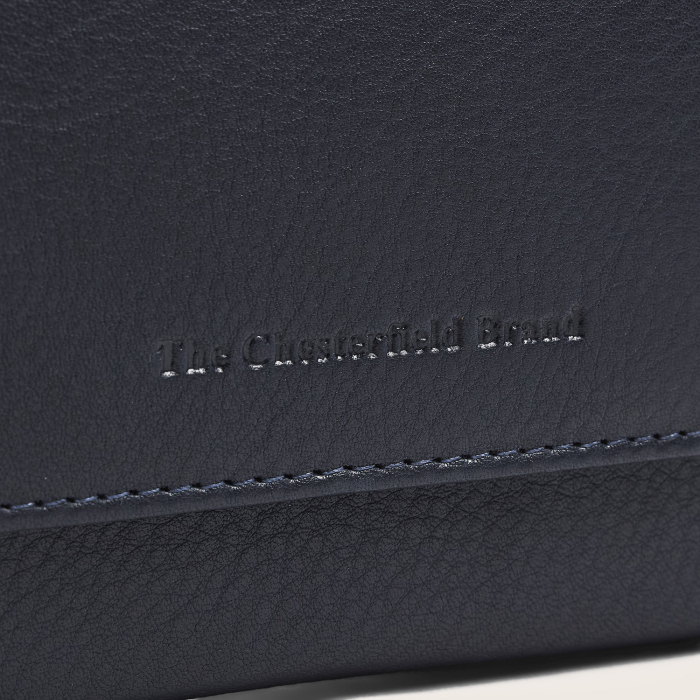Portofel de dama, din piele naturala cu protectie RFID, The Chesterfield Brand, Orveta - Bleumarin [10]