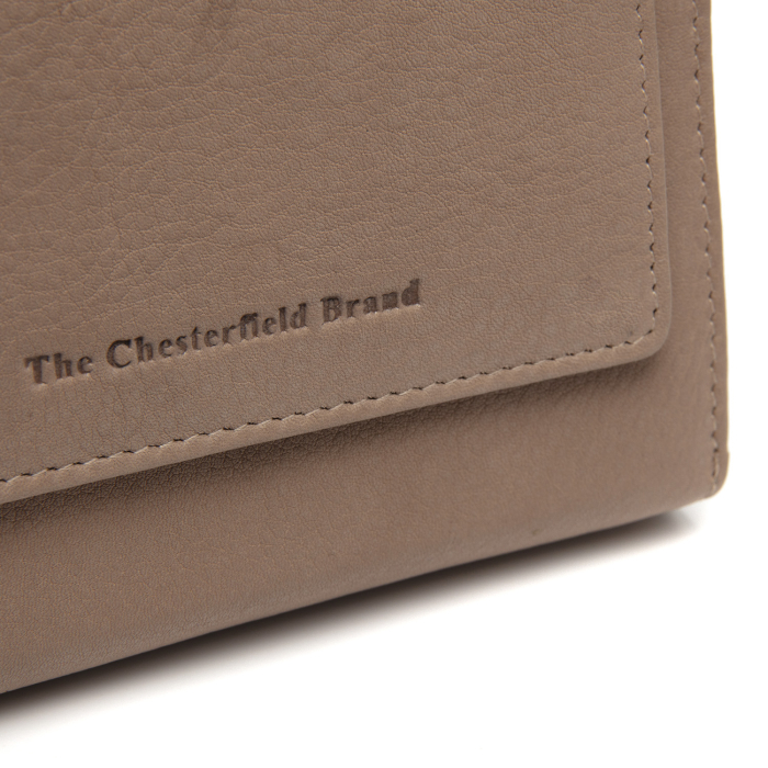 Portofel de dama, din piele naturala cu protectie RFID, The Chesterfield Brand, Orveta - Taupe [4]