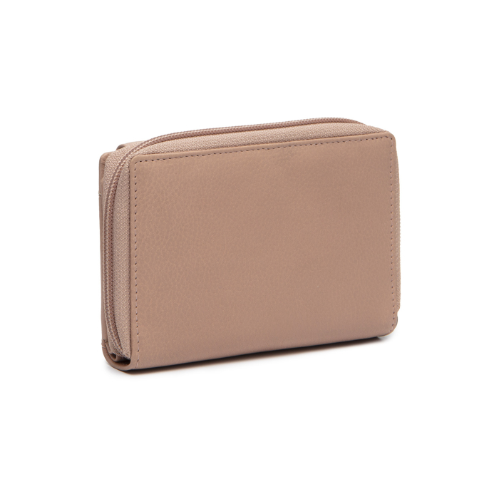 Portofel de dama, din piele naturala cu protectie RFID, The Chesterfield Brand, Orveta - Roz pastel [6]