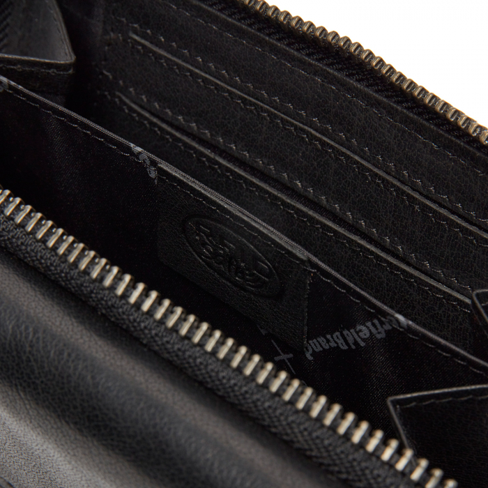 Portofel de dama, din piele naturala cu protectie RFID, The Chesterfield Brand, Rhodos, Negru [4]