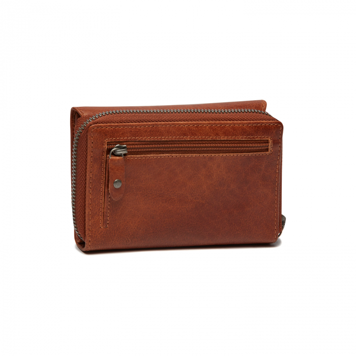 Portofel de dama din piele naturala cu protectie RFID, The Chesterfield Brand, Rhodos, Maro coniac [2]