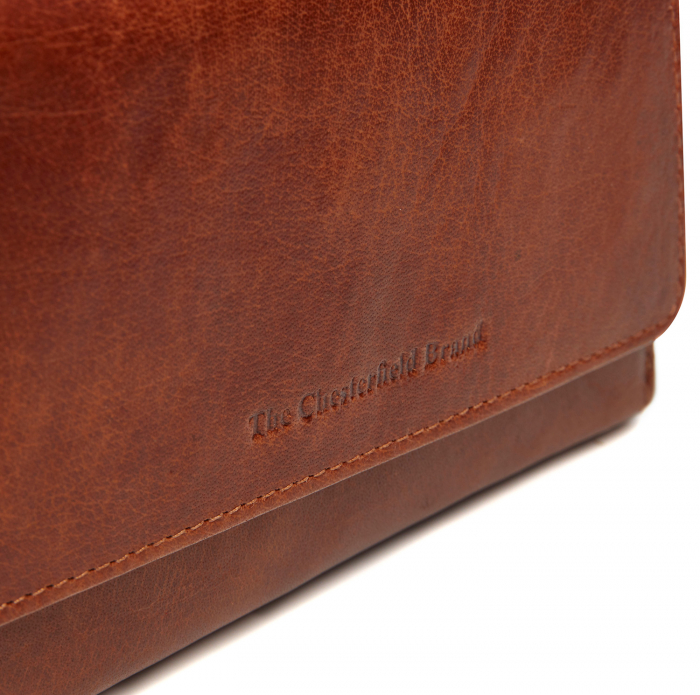 Portofel de dama din piele naturala cu protectie RFID, The Chesterfield Brand, Rhodos, Maro coniac [5]