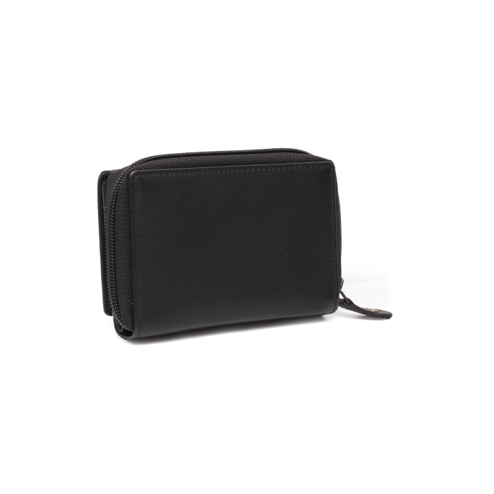 Portofel de dama, din piele naturala cu protectie RFID, The Chesterfield Brand, Zelan - Negru [6]