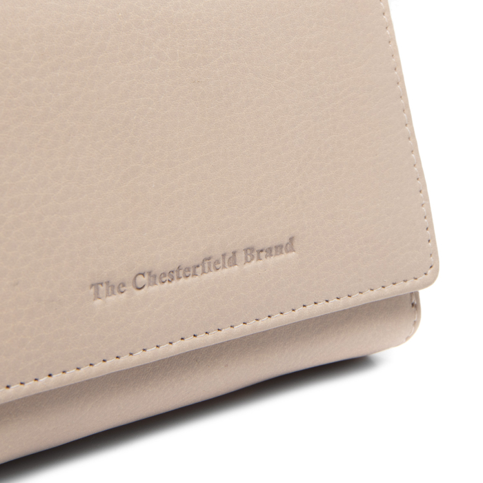 Portofel de dama, din piele naturala cu protectie RFID, The Chesterfield Brand, Zelan - Bej [5]