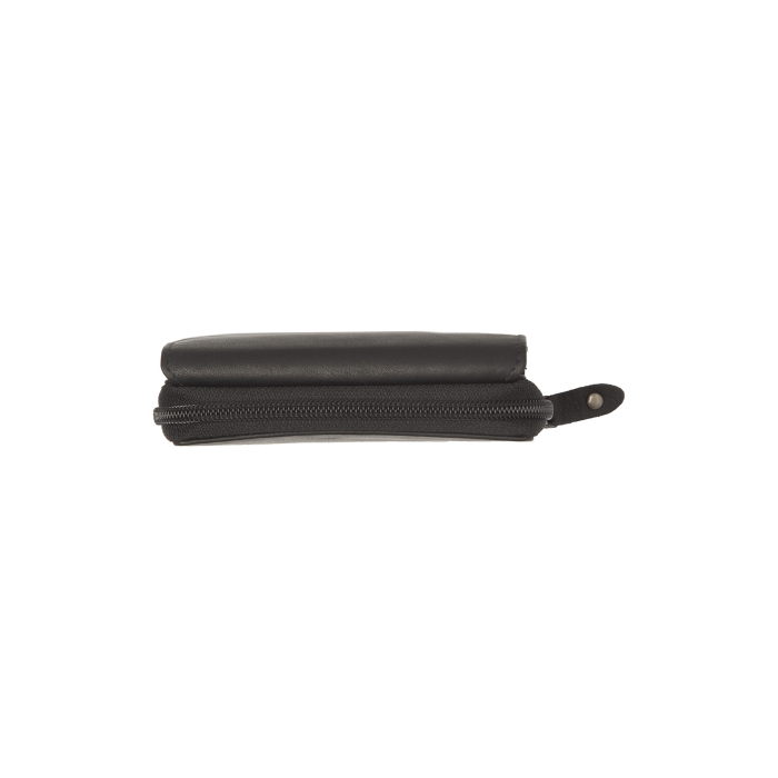 Portofel de dama, din piele naturala cu protectie RFID, The Chesterfield Brand, Zelan - Negru [4]