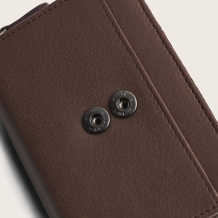 Portofel de dama, din piele naturala cu protectie RFID, The Chesterfield Brand, Zelan - Taupe inchis [5]