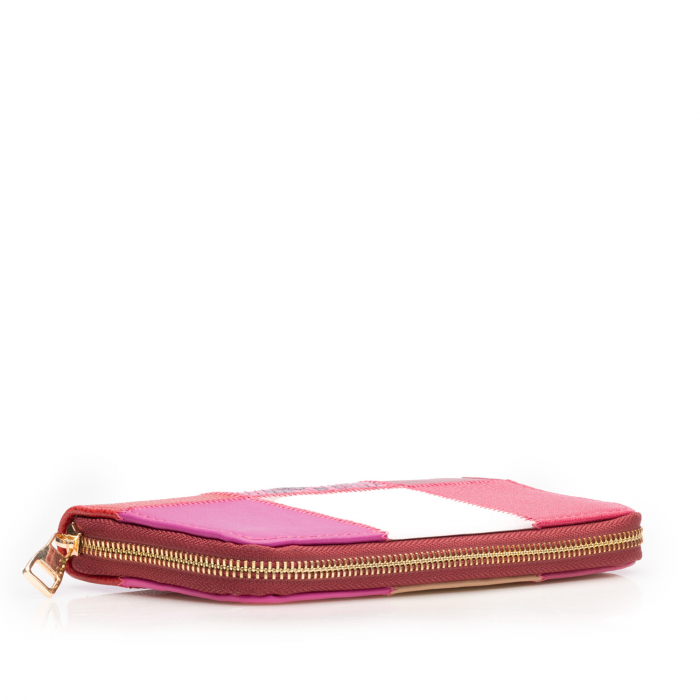 Portofel de dama, din piele naturala, Multicolor [3]