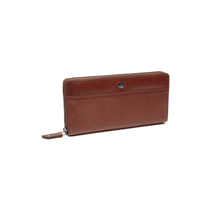Portofel din piele naturala The Chesterfield Brand, cu protectie anti scanare RFID, Livorno, Maro coniac [1]