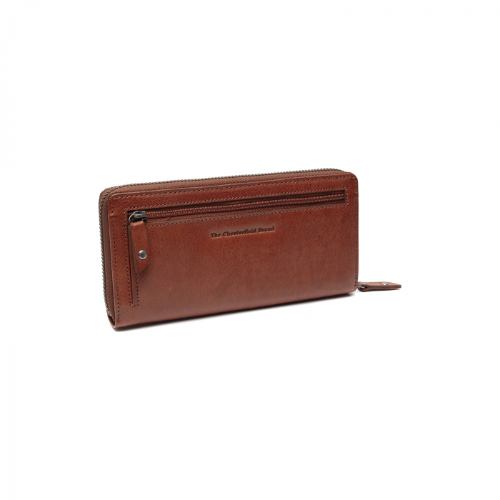 Portofel din piele naturala The Chesterfield Brand, cu protectie anti scanare RFID, Livorno, Maro coniac [6]
