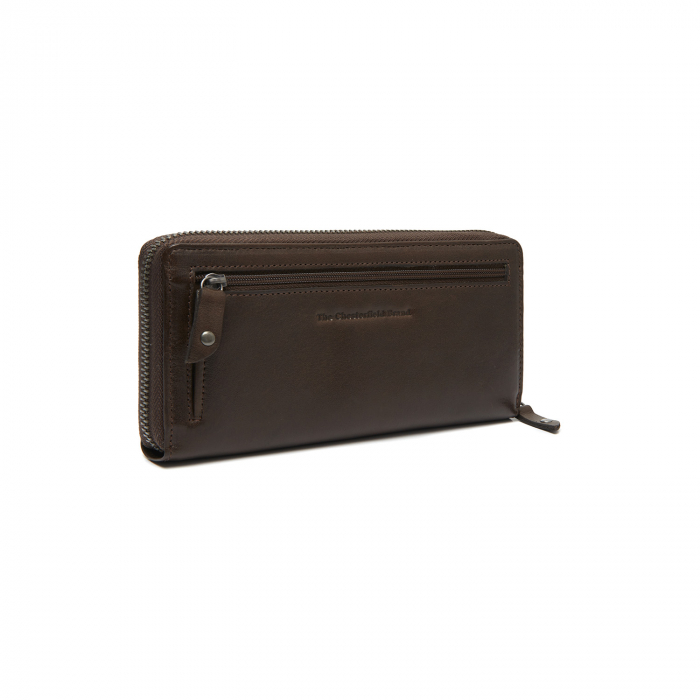 Portofel din piele naturala The Chesterfield Brand, cu protectie anti scanare RFID, Livorno, Maro inchis [6]