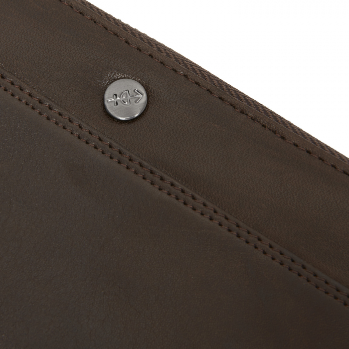 Portofel din piele naturala The Chesterfield Brand, cu protectie anti scanare RFID, Livorno, Maro inchis [2]