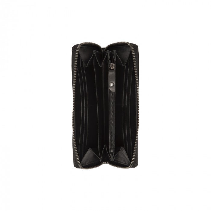 Portofel din piele naturala The Chesterfield Brand, cu protectie anti scanare RFID, Livorno, Negru [3]