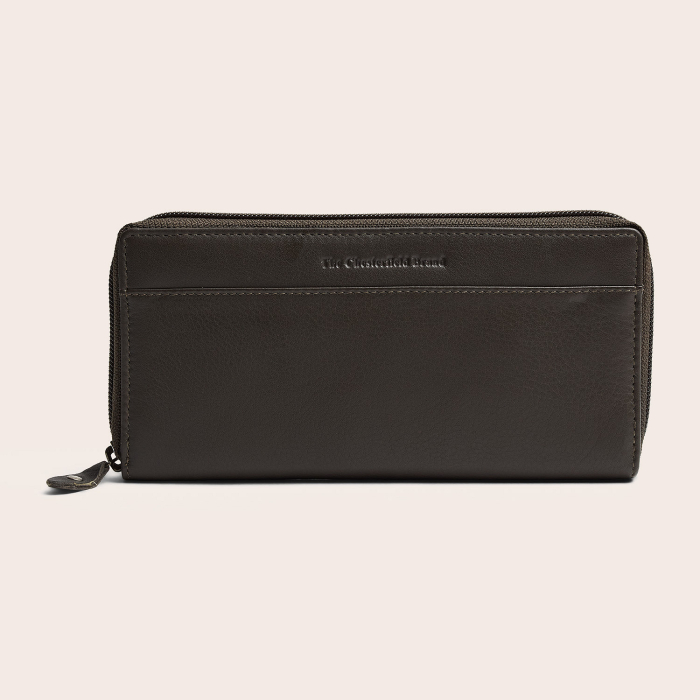 Portofel din piele naturala The Chesterfield Brand, cu protectie anti scanare RFID, Mirelle - Gri [2]