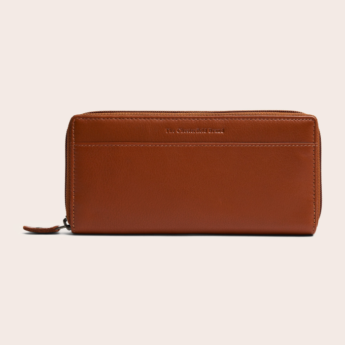 Portofel din piele naturala The Chesterfield Brand, cu protectie anti scanare RFID, Mirelle - Maro coniac [2]