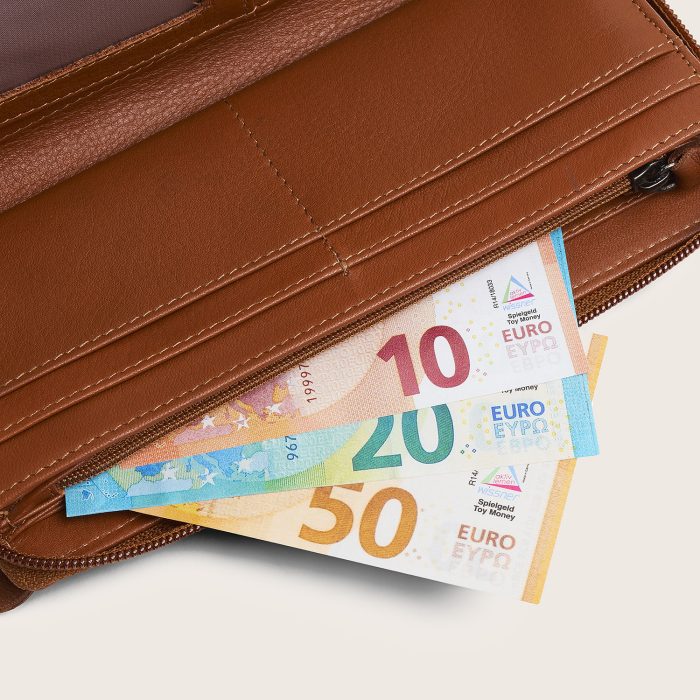 Portofel din piele naturala The Chesterfield Brand, cu protectie anti scanare RFID, Mirelle - Maro coniac [7]