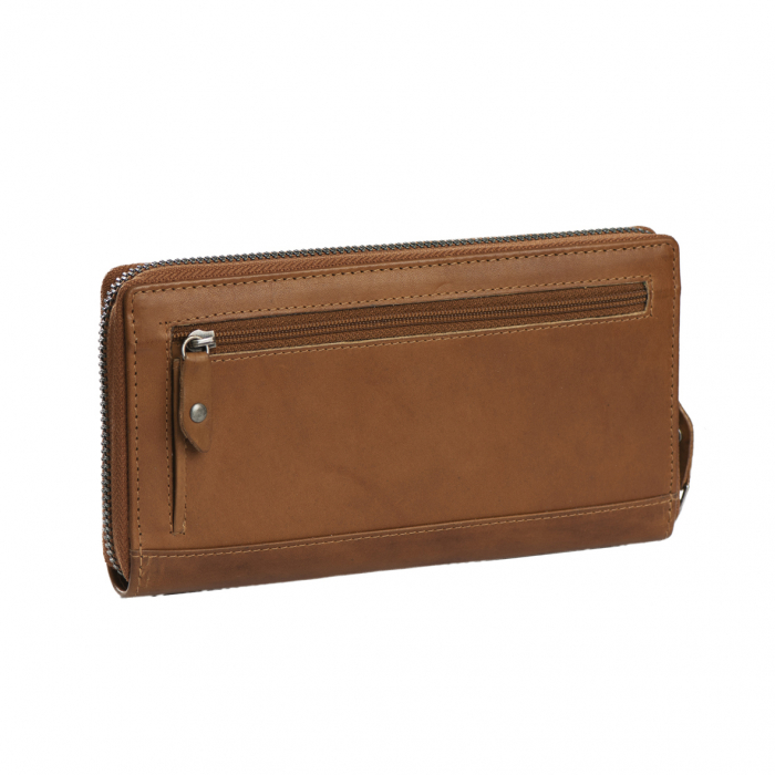 Portofel din piele naturala The Chesterfield Brand, cu protectie anti scanare RFID, Halle, Maro coniac [8]