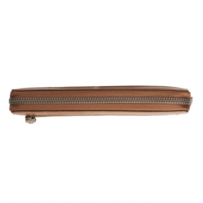 Portofel din piele naturala The Chesterfield Brand, cu protectie anti scanare RFID, Havana, Maro coniac [6]