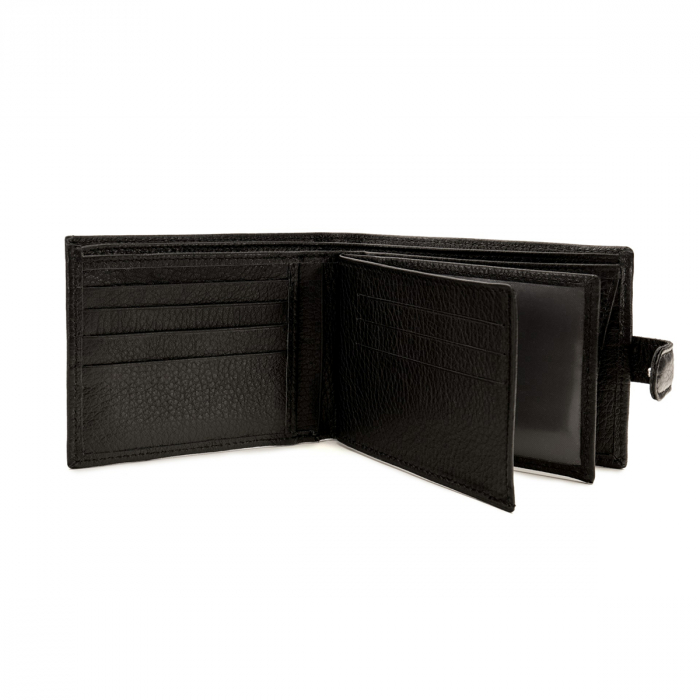 Portofel din piele pentru barbati, negru S106 [4]