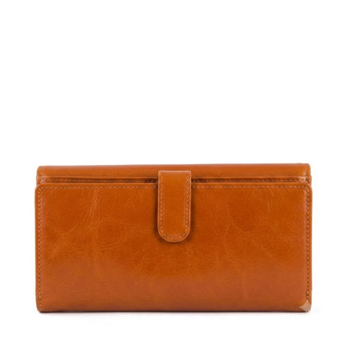 Portofel dublu, de dama, Gianni Conti, piele naturala, seria 9408144, Cognac-oranj [3]
