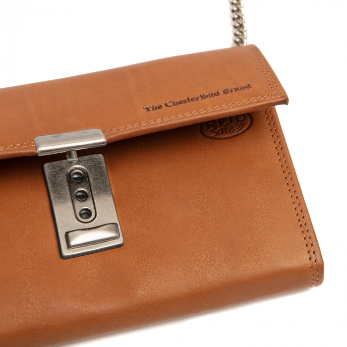Portofel ospatar, piele naturala, The Chesterfield Brand, Elba, Maro coniac [3]