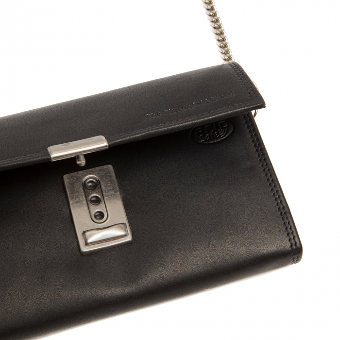 Portofel ospatar, piele naturala, The Chesterfield Brand, Elba, Negru [3]