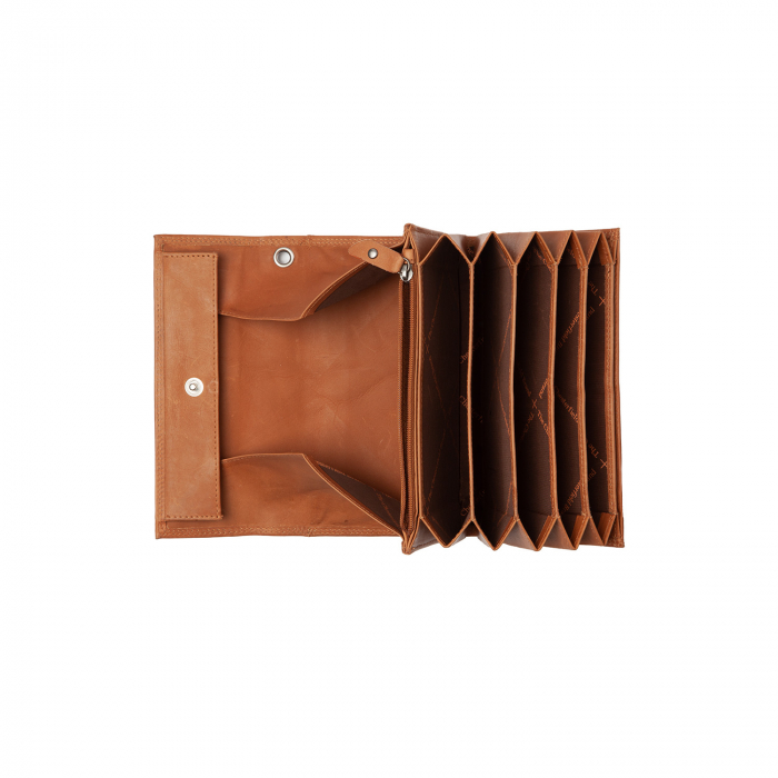 Portofel ospatar, piele naturala, The Chesterfield Brand, Grenada, Maro coniac [4]