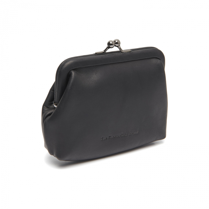 Portofel pentru monede,bani,carduri,chei, The Chesterfield Brand, din piele naturala, Nera, Negru [1]