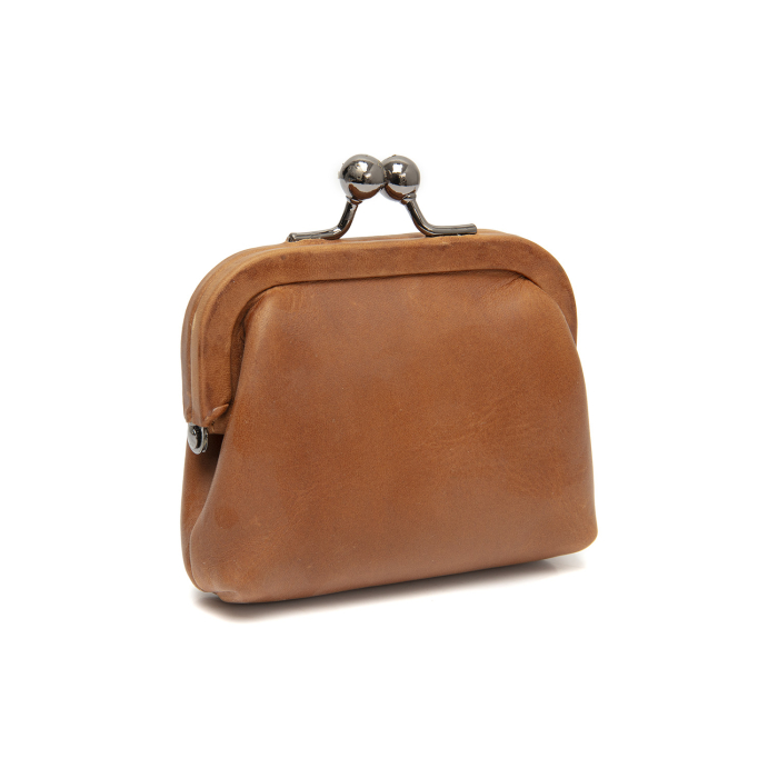 Portofel pentru monede,bani,carduri,chei, The Chesterfield Brand, din piele naturala, Calvia, Maro coniac [2]