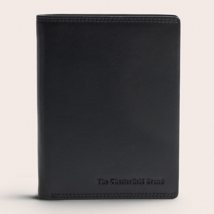 Portofel The Chesterfield Brand, cu protectie anti scanare RFID, din piele naturala, Frederick - Negru [2]