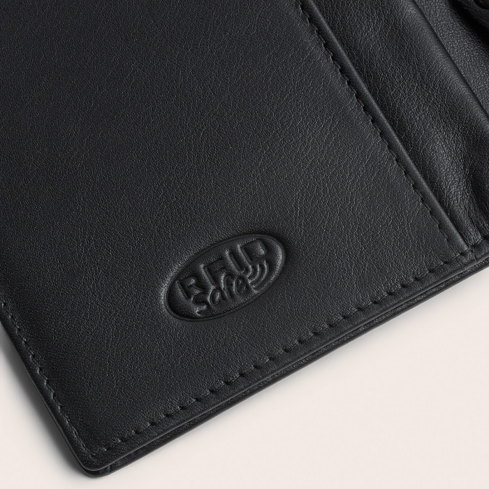 Portofel The Chesterfield Brand, cu protectie anti scanare RFID, din piele naturala, Frederick - Negru [8]