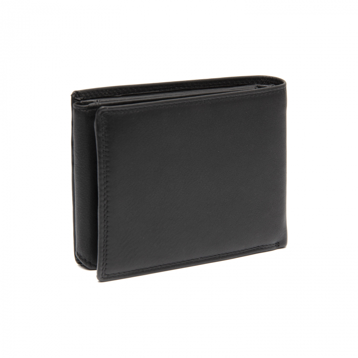 Portofel The Chesterfield Brand, cu protectie anti scanare RFID, din piele naturala, Hendrick, Negru [6]
