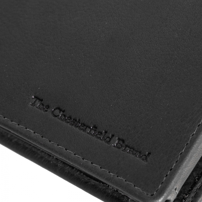Portofel The Chesterfield Brand, cu protectie anti scanare RFID, din piele naturala, Marion, Negru [4]