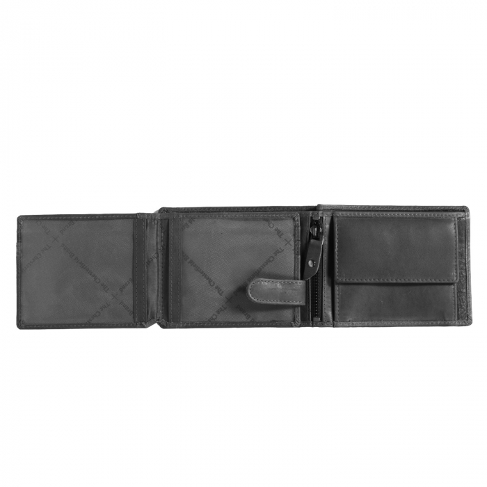Portofel The Chesterfield Brand, cu protectie anti scanare RFID, din piele naturala, Marion, Negru [3]