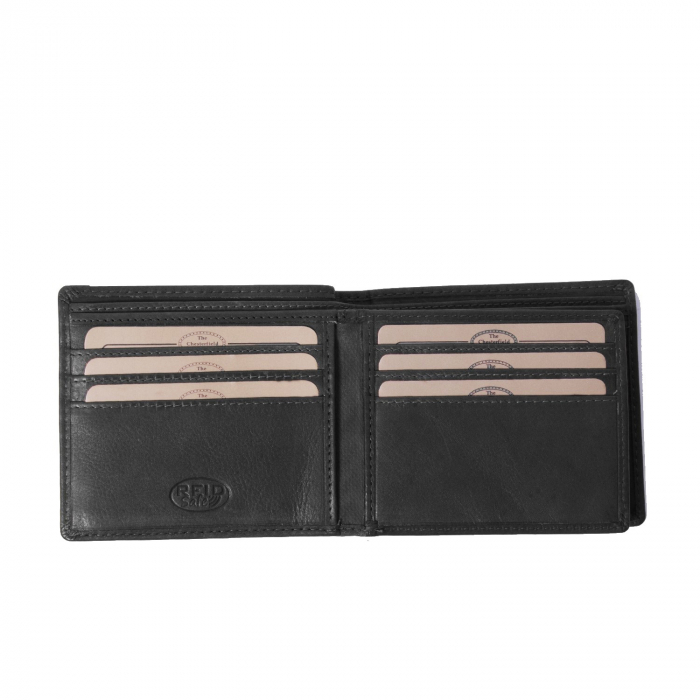 Portofel The Chesterfield Brand, cu protectie anti scanare RFID, din piele naturala, Ralph, Negru [3]