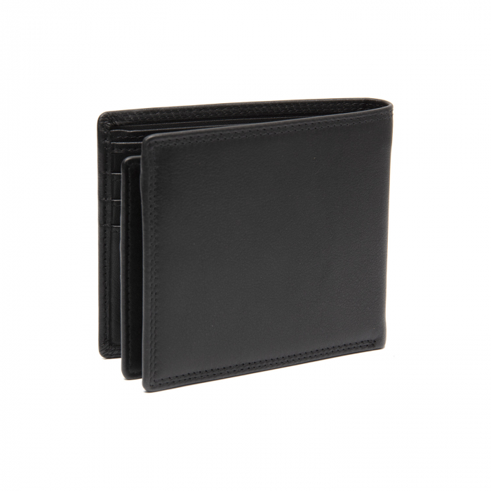 Portofel de barbati, The Chesterfield Brand, cu protectie anti scanare RFID, din piele naturala, Stephens, Negru [8]