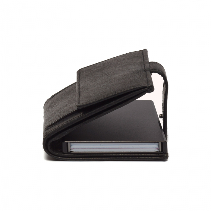 Portofel unisex cu suport pentru carduri, din piele naturala, The Chesterfield Brand, Hannover, cu protectie anti scanare RFID, Negru [3]