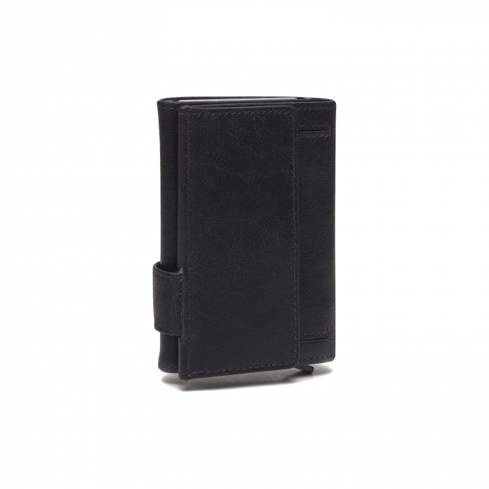 Portofel unisex cu suport pentru carduri, din piele naturala, The Chesterfield Brand, Mannheim, cu protectie anti scanare RFID, Bleumarin [5]