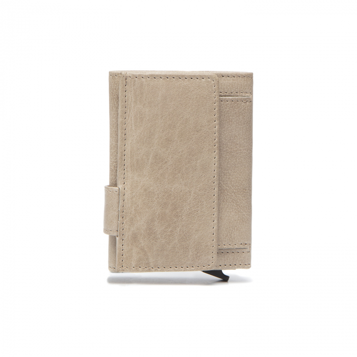 Portofel unisex cu suport pentru carduri, din piele naturala, The Chesterfield Brand, Portland, cu protectie anti scanare RFID, Bej [5]