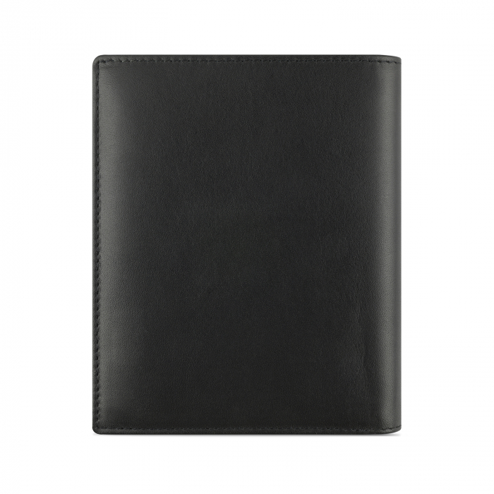 Portofel verical barbati, bugatti, din piele naturala, Super Slim 101, Negru [5]