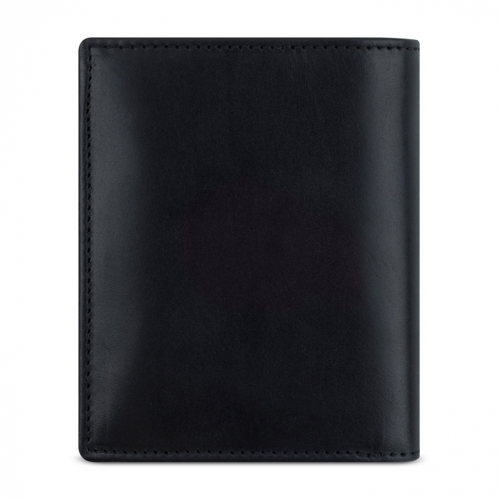 Portofel vertical din piele naturala, bugatti, seria Remo, cu protectie anti scanare RFID, Negru [2]